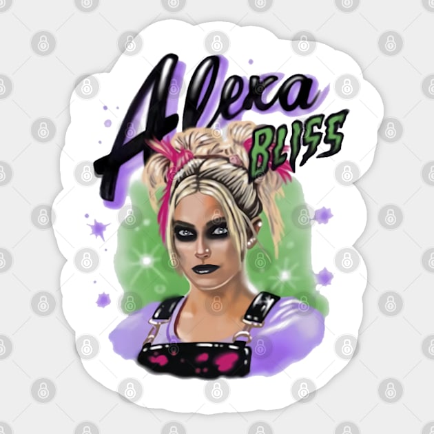 Alexa Bliss Airbrush Sticker by Holman